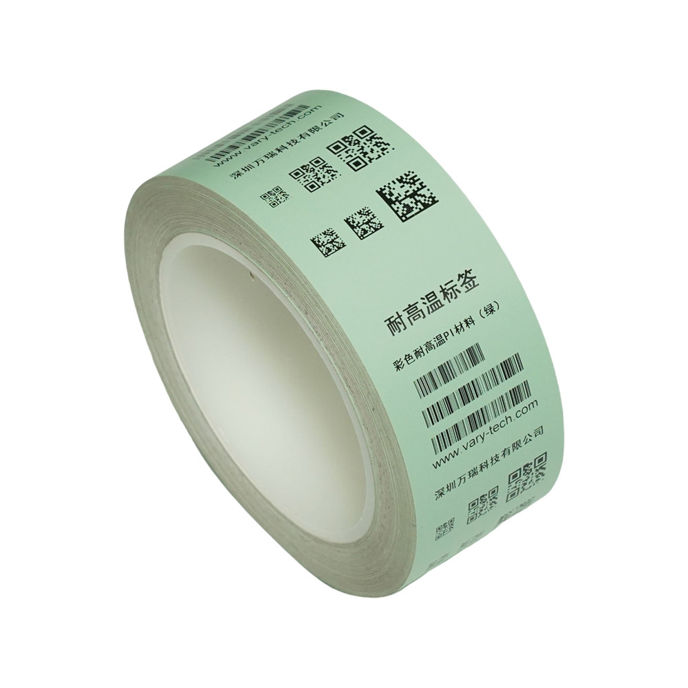Colored high-temperature resistant PI label (green)