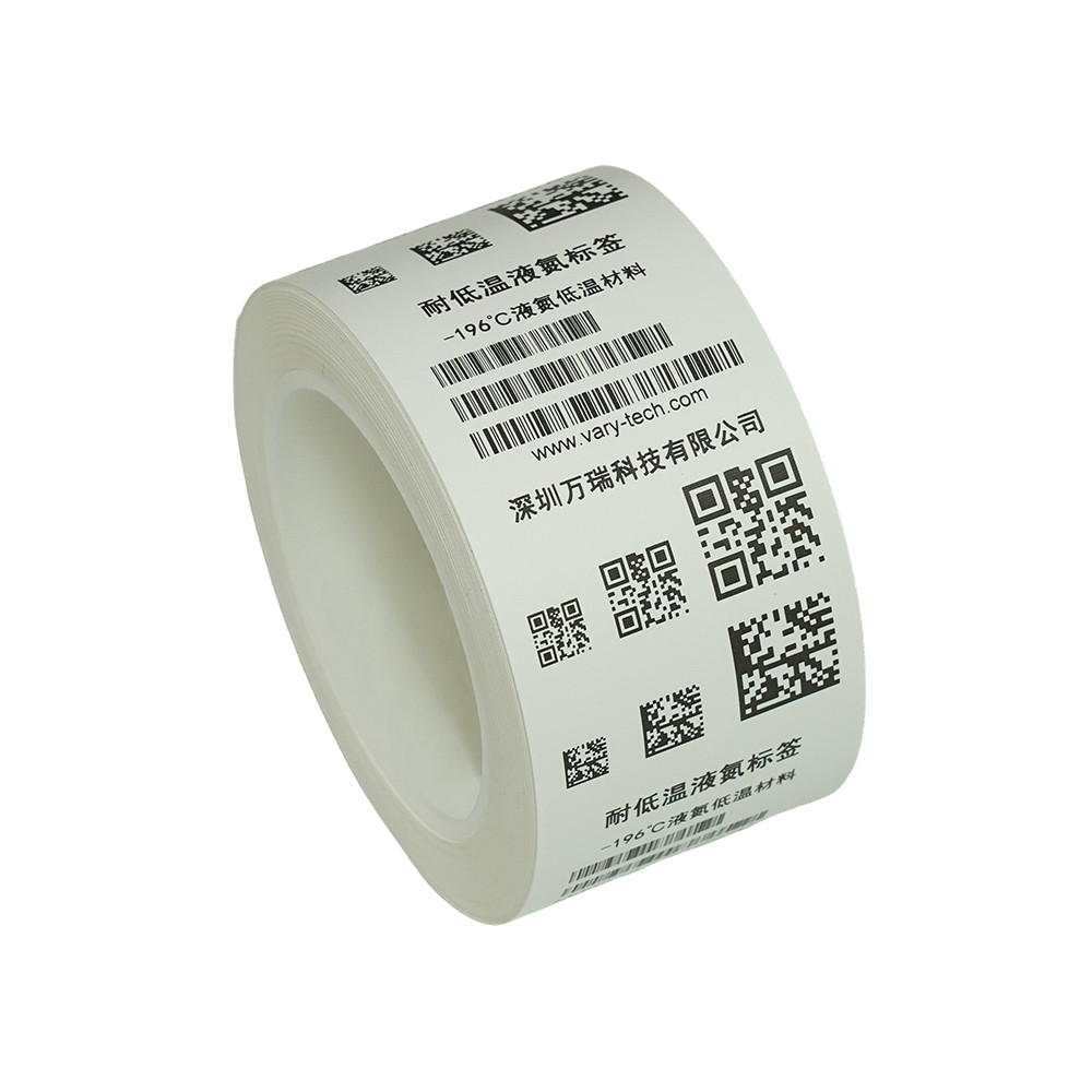 Low temperature resistant liquid nitrogen label