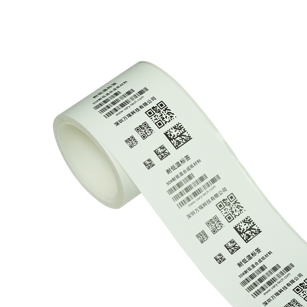 Low temperature resistant synthetic paper label