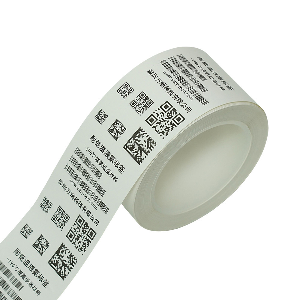 Low temperature resistant liquid nitrogen label